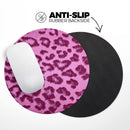 Neon Pink Cheetah Animal Print// WaterProof Rubber Foam Backed Anti-Slip Mouse Pad for Home Work Office or Gaming Computer Desk