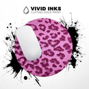Neon Pink Cheetah Animal Print// WaterProof Rubber Foam Backed Anti-Slip Mouse Pad for Home Work Office or Gaming Computer Desk