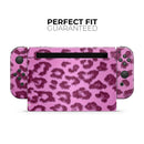Neon Pink Cheetah Animal Print // Skin Decal Wrap Kit for Nintendo Switch Console & Dock, Joy-Cons, Pro Controller, Lite, 3DS XL, 2DS XL, DSi, or Wii - Vinyl Skin Wrap for Nintendo Switch 2, OLED, Lite, Pro Controller, Wii & Classic Handhelds