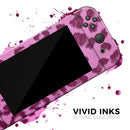 Neon Pink Cheetah Animal Print // Skin Decal Wrap Kit for Nintendo Switch Console & Dock, Joy-Cons, Pro Controller, Lite, 3DS XL, 2DS XL, DSi, or Wii - Vinyl Skin Wrap for Nintendo Switch 2, OLED, Lite, Pro Controller, Wii & Classic Handhelds