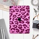 Neon Pink Cheetah Animal Print - Full Body Skin Decal for the Apple iPad Pro 12.9", 11", 10.5", 9.7", Air or Mini (All Models Available)