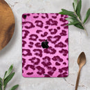 Neon Pink Cheetah Animal Print - Full Body Skin Decal for the Apple iPad Pro 12.9", 11", 10.5", 9.7", Air or Mini (All Models Available)