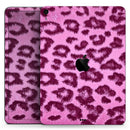 Neon Pink Cheetah Animal Print - Full Body Skin Decal for the Apple iPad Pro 12.9", 11", 10.5", 9.7", Air or Mini (All Models Available)