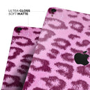 Neon Pink Cheetah Animal Print - Full Body Skin Decal for the Apple iPad Pro 12.9", 11", 10.5", 9.7", Air or Mini (All Models Available)