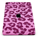 Neon Pink Cheetah Animal Print - Full Body Skin Decal for the Apple iPad Pro 12.9", 11", 10.5", 9.7", Air or Mini (All Models Available)