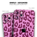 Neon Pink Cheetah Animal Print - Protective Skin Wrap & Decal – Compatible with iPhone SE to iPhone 17 Pro Max (All Models)