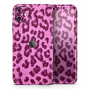 Neon Pink Cheetah Animal Print - Protective Skin Wrap & Decal – Compatible with iPhone SE to iPhone 17 Pro Max (All Models)