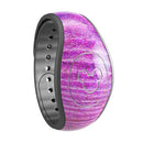 Neon Pink Dyed Wood Grain - Decal Skin Wrap Kit for the Disney Magic Band