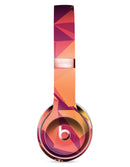 Neon Pink and Orange Geometric Shapes Full-Body Skin Kit for the Beats by Dre Solo 3 Wireless Headphones