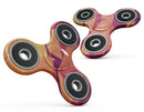 Neon Pink and Orange Geometric Shapes Full-Body Fidget Spinner Skin-Kit