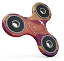 Neon Pink and Orange Geometric Shapes Full-Body Fidget Spinner Skin-Kit