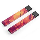 Neon Pink and Orange Geometric Shapes - Premium Decal Protective Skin-Wrap Sticker compatible with the Juul Labs vaping device