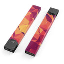 Neon Pink and Orange Geometric Shapes - Premium Decal Protective Skin-Wrap Sticker compatible with the Juul Labs vaping device