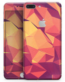 Neon Pink and Orange Geometric Shapes - Skin-kit for the iPhone 8 or 8 Plus