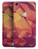 Neon Pink and Orange Geometric Shapes - Skin-kit for the iPhone 8 or 8 Plus