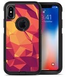 Neon Pink and Orange Geometric Shapes - iPhone X OtterBox Case & Skin Kits