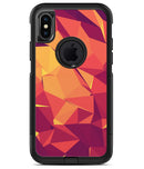 Neon Pink and Orange Geometric Shapes - iPhone X OtterBox Case & Skin Kits