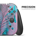 Neon Retro Paint Forest V1 // Skin Decal Wrap Kit for Nintendo Switch Console & Dock, Joy-Cons, Pro Controller, Lite, 3DS XL, 2DS XL, DSi, or Wii - Vinyl Skin Wrap for Nintendo Switch 2, OLED, Lite, Pro Controller, Wii & Classic Handhelds
