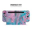 Neon Retro Paint Forest V1 // Skin Decal Wrap Kit for Nintendo Switch Console & Dock, Joy-Cons, Pro Controller, Lite, 3DS XL, 2DS XL, DSi, or Wii - Vinyl Skin Wrap for Nintendo Switch 2, OLED, Lite, Pro Controller, Wii & Classic Handhelds