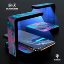 Neon Retro Paint Forest V1 UV Germicidal Sanitizing Sterilizing Wireless Smart Phone Screen Cleaner + Charging Station