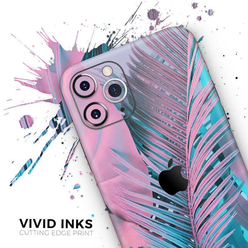 Neon Retro Paint Forest V1 // Skin-Kit compatible with the Apple iPhone 14, 13, 12, 12 Pro Max, 12 Mini, 11 Pro, SE, X/XS + (All iPhones Available)