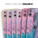 Neon Retro Paint Forest V1 // Skin-Kit compatible with the Apple iPhone 14, 13, 12, 12 Pro Max, 12 Mini, 11 Pro, SE, X/XS + (All iPhones Available)
