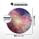 Neon SuperNova Space Explosion// WaterProof Rubber Foam Backed Anti-Slip Mouse Pad for Home Work Office or Gaming Computer Desk