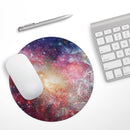 Neon SuperNova Space Explosion// WaterProof Rubber Foam Backed Anti-Slip Mouse Pad for Home Work Office or Gaming Computer Desk