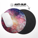 Neon SuperNova Space Explosion// WaterProof Rubber Foam Backed Anti-Slip Mouse Pad for Home Work Office or Gaming Computer Desk