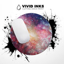 Neon SuperNova Space Explosion// WaterProof Rubber Foam Backed Anti-Slip Mouse Pad for Home Work Office or Gaming Computer Desk
