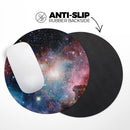 Neon SuperNova Space Explosion V2// WaterProof Rubber Foam Backed Anti-Slip Mouse Pad for Home Work Office or Gaming Computer Desk