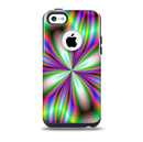 Neon Tie-Dye Flower Skin for the iPhone 5c OtterBox Commuter Case
