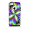 Neon Tie-Dye Flower Skin for the iPhone 5c OtterBox Commuter Case