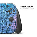 Neon Vibrant Snake Skin Pattern // Skin Decal Wrap Kit for Nintendo Switch Console & Dock, Joy-Cons, Pro Controller, Lite, 3DS XL, 2DS XL, DSi, or Wii - Vinyl Skin Wrap for Nintendo Switch 2, OLED, Lite, Pro Controller, Wii & Classic Handhelds