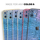 Neon Vibrant Snake Skin Pattern // Skin-Kit compatible with the Apple iPhone 14, 13, 12, 12 Pro Max, 12 Mini, 11 Pro, SE, X/XS + (All iPhones Available)