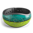 Neon Wood Planks - Decal Skin Wrap Kit for the Disney Magic Band