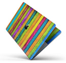 Neon Wood Planks - Skin Decal Wrap Kit Compatible with the Apple MacBook Pro, Pro with Touch Bar or Air (11", 12", 13", 15" & 16" - All Versions Available)