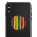 Neon Wood Planks - Skin Kit for PopSockets and other Smartphone Extendable Grips & Stands