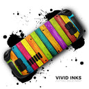 Neon Wood Planks // Vinyl Skin Wrap for Steam Deck OLED & Steam Deck (LCD) — Soft Matte or Ultra Gloss
