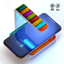 Neon Wood Planks UV Germicidal Sanitizing Sterilizing Wireless Smart Phone Screen Cleaner + Charging Station