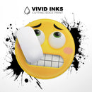 Nervous Friendly Emoticons// WaterProof Rubber Foam Backed Anti-Slip Mouse Pad for Home Work Office or Gaming Computer Desk
