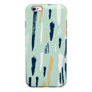 Neutral Brush Strokes iPhone 6/6s or 6/6s Plus 2-Piece Hybrid INK-Fuzed Case