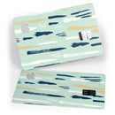 Neutral Brush Strokes - Premium Protective Decal Skin-Kit for the Apple Credit Card