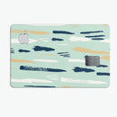 Neutral Brush Strokes - Premium Protective Decal Skin-Kit for the Apple Credit Card
