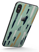 Neutral Brush Strokes - iPhone X Skin-Kit
