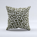 Neutral Cheetah Print Vector V3 Ink-Fuzed Decorative Throw Pillow