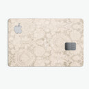 Neutral Pattern of Luxury - Premium Protective Decal Skin-Kit for the Apple Credit Card