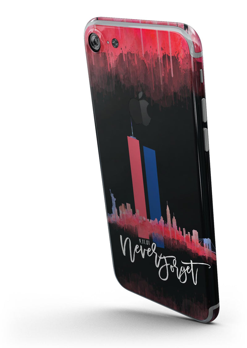 Never Forget 9/11 v11 - 4-Piece Skin Kit for the iPhone 7 or 7 Plus