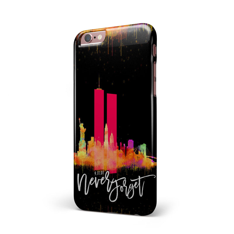 Never Forget 9/11 v12 - iPhone 6/6s or 6/6s Plus INK-Fuzed Case