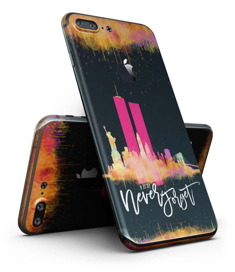 Never Forget 9/11 v12 - 4-Piece Skin Kit for the iPhone 7 or 7 Plus